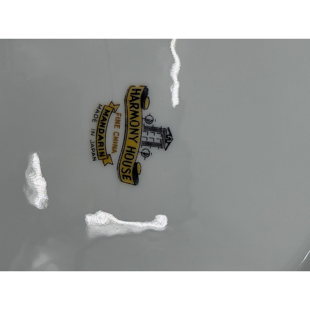 Harmony House Mandarin Fine China covered lid serving dish Floral Vintage Japan - Picture 4 of 5